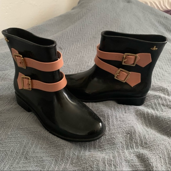 New Melissa x Vivienne Westwood black boots - Picture 2 of 5
